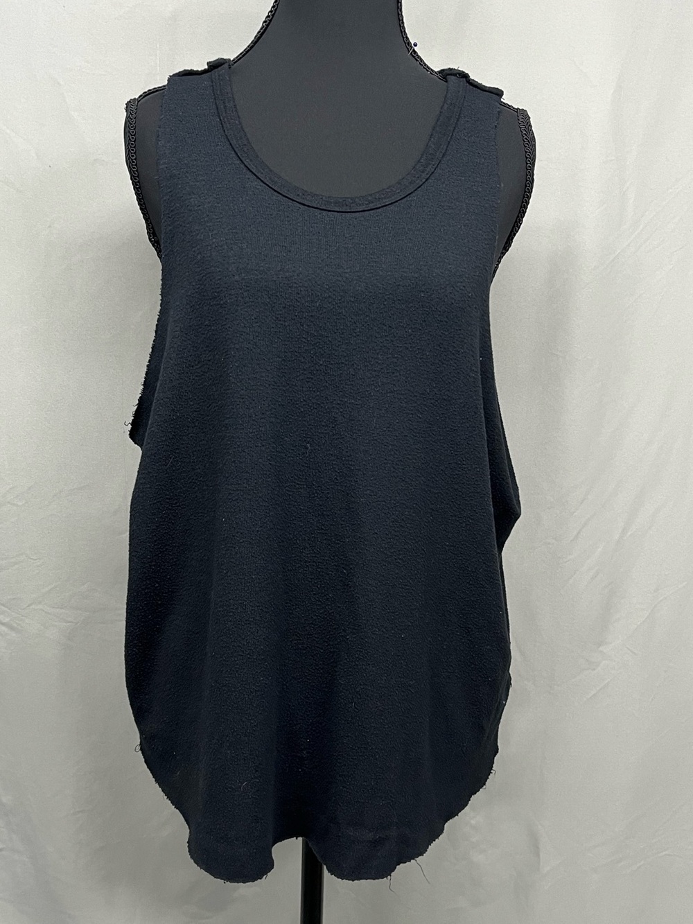 Converse Black Racerback Tank Top Casual Scoop Neck
